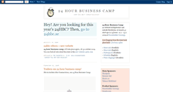 Desktop Screenshot of 24hourbusinesscamp.com